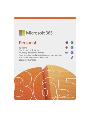 Microsoft 365 Personal - 1 Usuario - 15 Meses (5 Dispositivos)