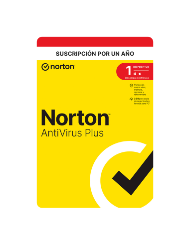 Norton Antivirus Plus 1 Dispositivo Por 1 Año