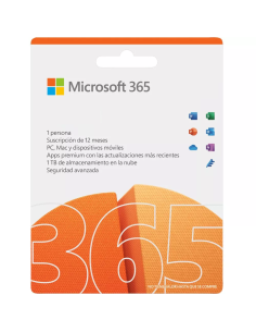 Microsoft 365 - 1 Usuario - 12 Meses - 5 Dispositivos...