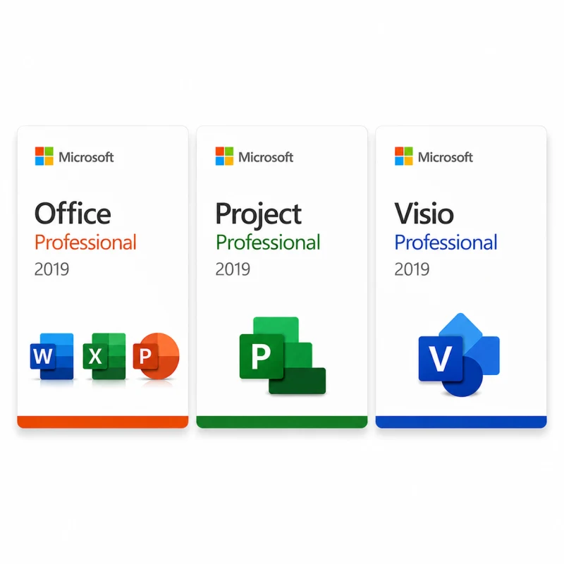 Office 2019 Pro Plus + Project 2019 Pro + Visio 2019 Pro