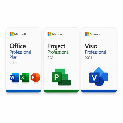 Office 2021 Pro Plus + Project 2021 Pro + Visio 2021 Pro