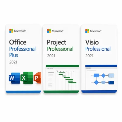Office 2021 Pro Plus + Project 2021 Pro + Visio 2021 Pro