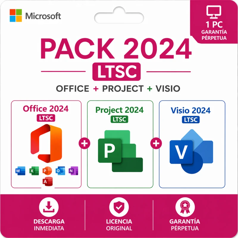 Office 2024 LTSC Pro Plus + Project 2024 LTSC Pro + Visio 2024 LTSC Pro